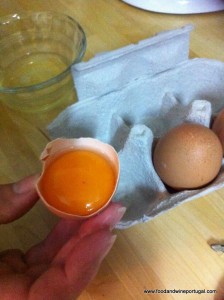 Portuguese recipes - egg yolks