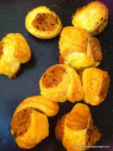 Portuguese sausage rolls - rich and smoky