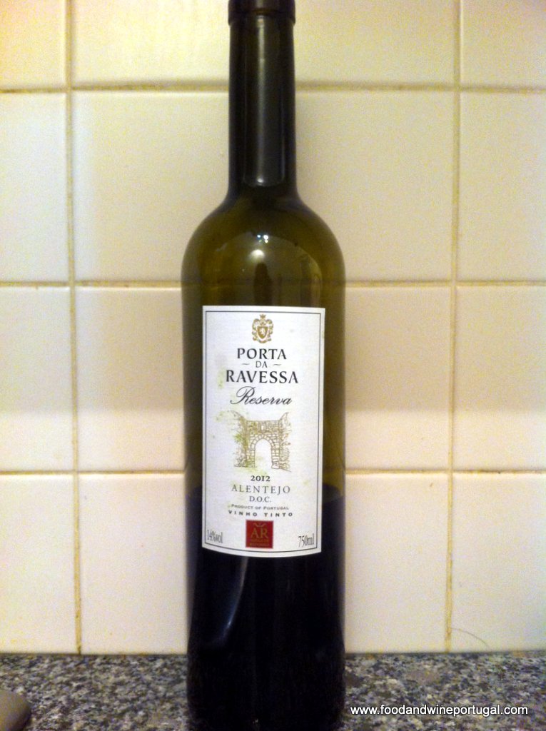 Portuguese red wine - Porta da Ravessa Reserva